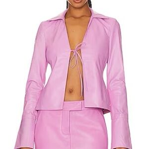 Natasha Bopink Lamarque Leather Jacket